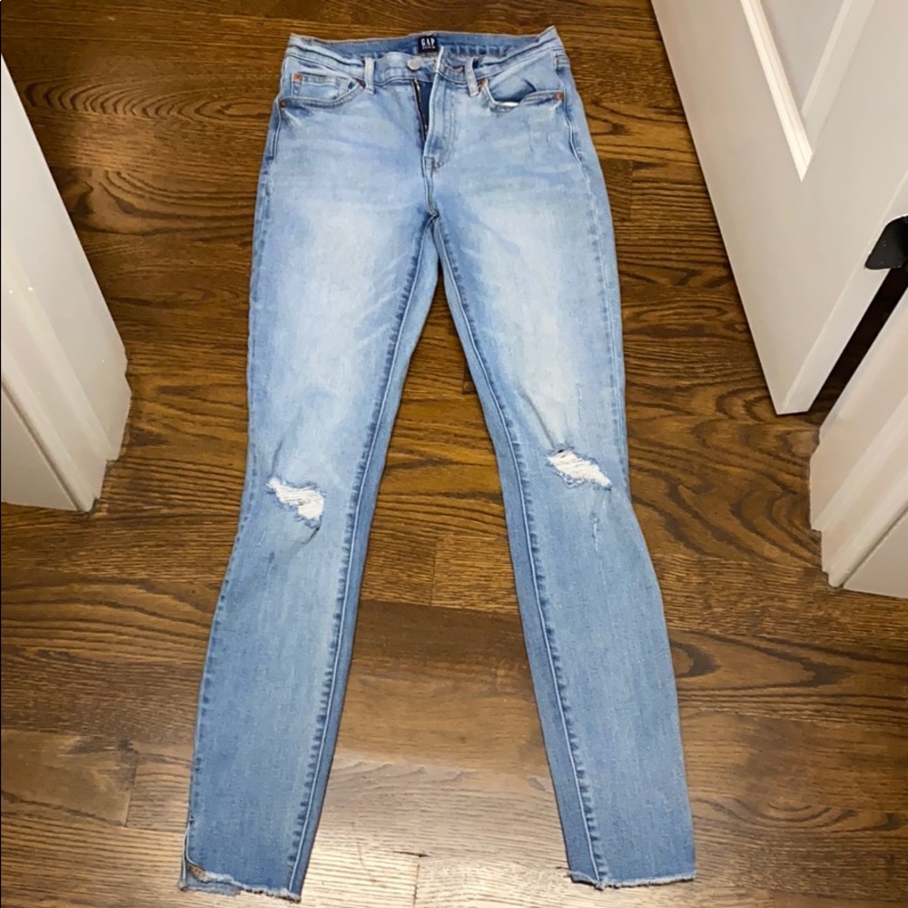 Gap True Skinny Ankle Jeans Tall